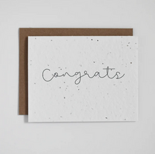 Load image into Gallery viewer, Plantable Greeting Card - Congrats