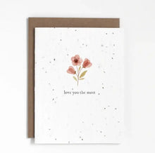 Load image into Gallery viewer, Plantable Greeting Card - Love You the Most Acorn Home + Apparel