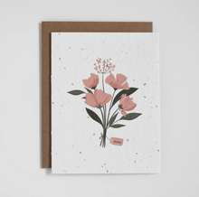 Load image into Gallery viewer, Plantable Greeting Card - Mother's Day Bouquet