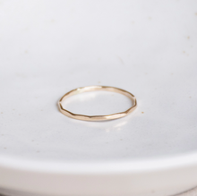 Load image into Gallery viewer, Hammered Stacking Ring