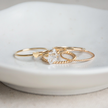 Load image into Gallery viewer, Hammered Stacking Ring