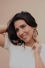 Load image into Gallery viewer, Double Hollow Circle Studs