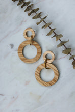 Load image into Gallery viewer, Double Hollow Circle Studs