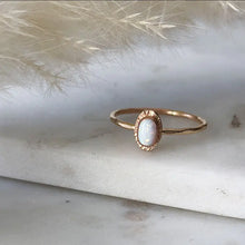 Load image into Gallery viewer, Heritage Opal Ring Acorn Home + Apparel