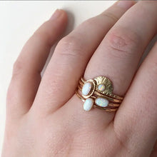 Load image into Gallery viewer, Heritage Opal Ring Acorn Home + Apparel