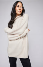 Load image into Gallery viewer, Gentle Fawn Jones pullover oversized tunic cream sweater.
