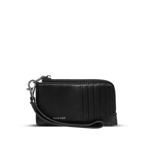 Canada, Canadian, Pixie Mood, vegan leather, wallet, card holder, purse, black
