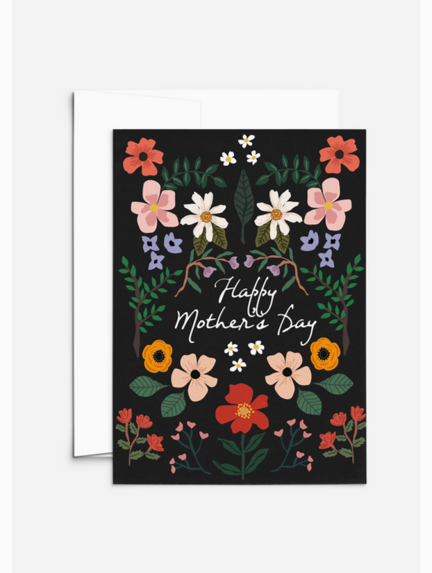 Mother's Floral Garden Greeting Card