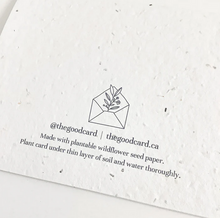 Load image into Gallery viewer, Plantable Greeting Card - You Are Wonderful

