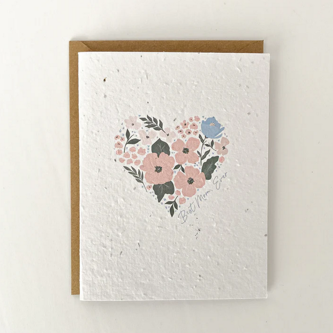 Plantable Greeting Card - Best Mom, Ever
