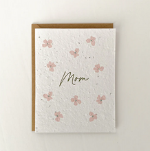 Load image into Gallery viewer, Plantable Greeting Card - Floral Mom
