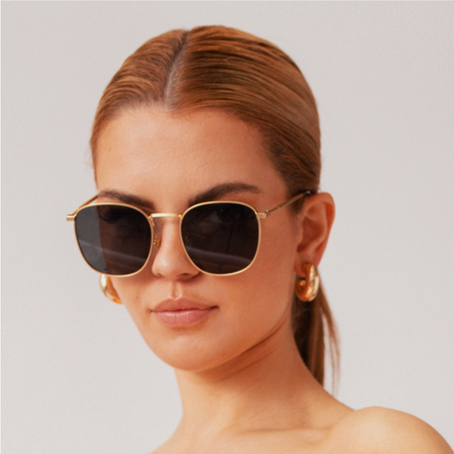 Shady Lady Metal frame sunglasses 90s vibe gold or silver.