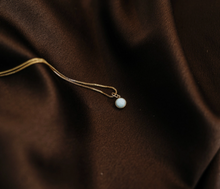 Load image into Gallery viewer, Bezel Opal Necklace Acorn Home + Apparel
