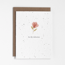 Load image into Gallery viewer, Plantable Greeting Card - Be My Valentine
