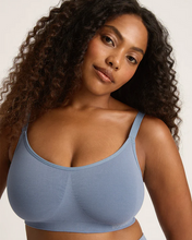 Load image into Gallery viewer, Seamfree Padded Bamboo Crop Bra Acorn Home + Apparel

