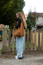 Load image into Gallery viewer, Suede Knot Tote Acorn Home + Apparel
