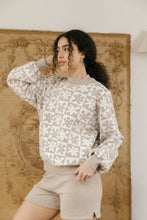 Load image into Gallery viewer, Floral Checkered Sweater Acorn Home + Apparel
