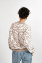 Load image into Gallery viewer, Floral Checkered Sweater Acorn Home + Apparel
