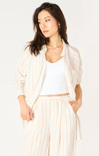 Load image into Gallery viewer, Jayda Stripe Linen Button Down
