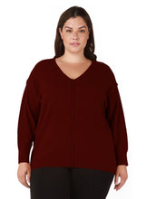 Load image into Gallery viewer, Merlot V-Neck Pullover
