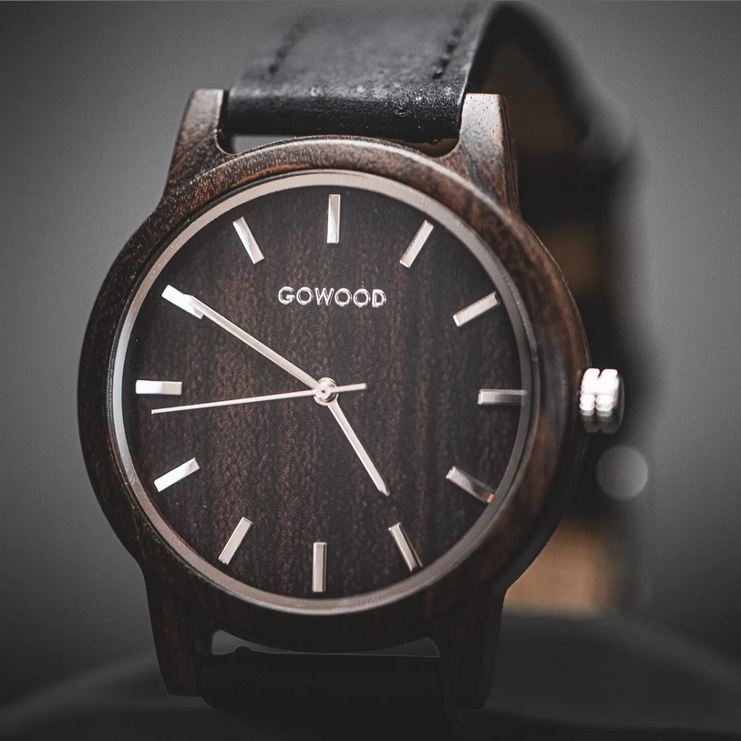 GoWood Watch with Cork Band