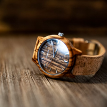 Load image into Gallery viewer, GoWood Watch with Cork Band
