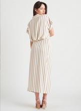 Load image into Gallery viewer, Draped Wrap Midi Dress
