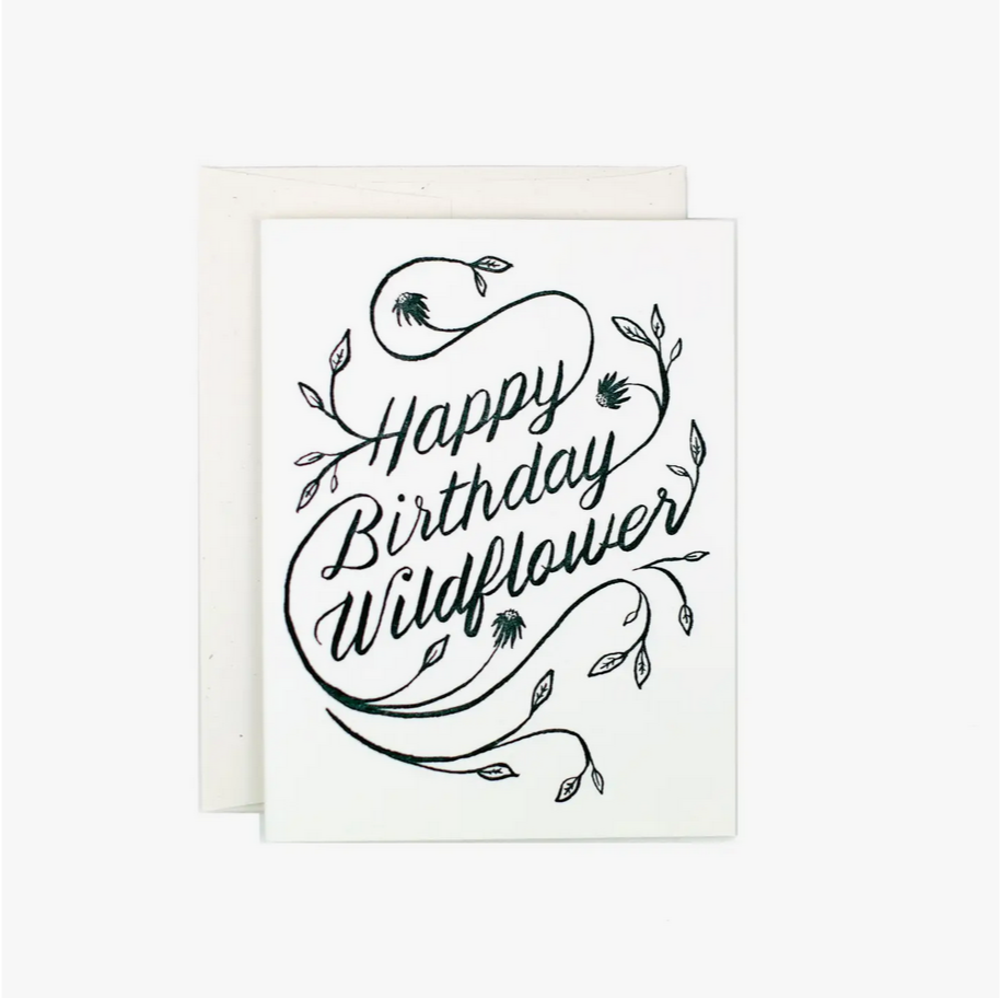Greeting Card - Happy Birthday Wildflower