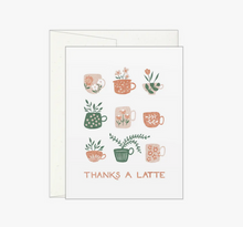 Load image into Gallery viewer, Greeting Card - Thanks a Latte
