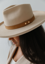 Load image into Gallery viewer, The Luca Pencil Brim Fedora
